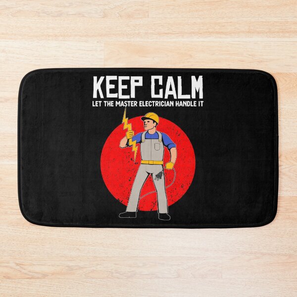 Item preview, Funny Keep Calm Master Electrician Electrical Work design designed and sold by jakehughes2015.
