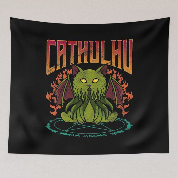 Item preview, Cute & Funny Kawaii Cathulhu Cat Cthulhu designed and sold by perfectpresents.