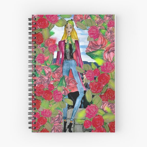 Item preview, BLONDIE FASHIONISTA WITH ROSES  designed and sold by IvanaKada.