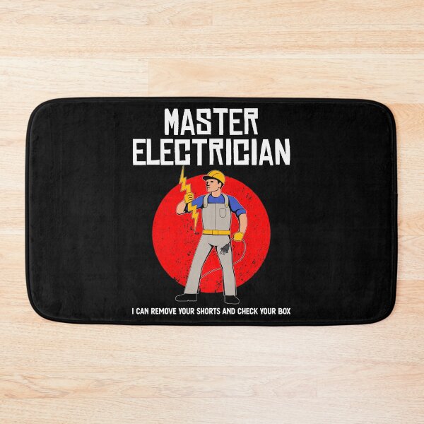 Item preview, Funny Remove Your Shorts Check Your Box Master Electrician print designed and sold by jakehughes2015.