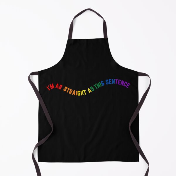 Item preview, I'm as straight as this sentence LGBTQ+ designed and sold by Anna Huijgen.
