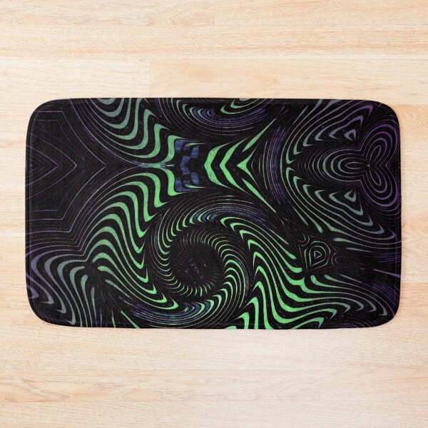 Item preview, Random geometric pattern black and green designed and sold by Creativeart1974.