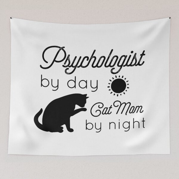 Item preview, Psychologist By Day Cat Mom By Night,Funny Psychologist designed and sold by Cariocas.