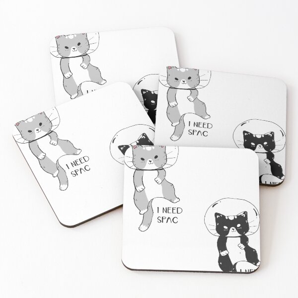Item preview, space astronaut cat in galaxy designed and sold by samah82.