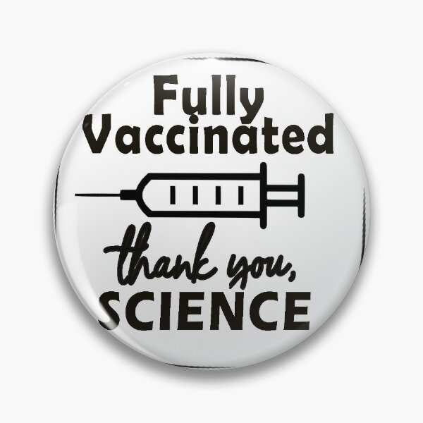 Item preview, Fully vaccinated, thank you science w shot picture tshirts/stickers vaxed designed and sold by Paintingladycat.
