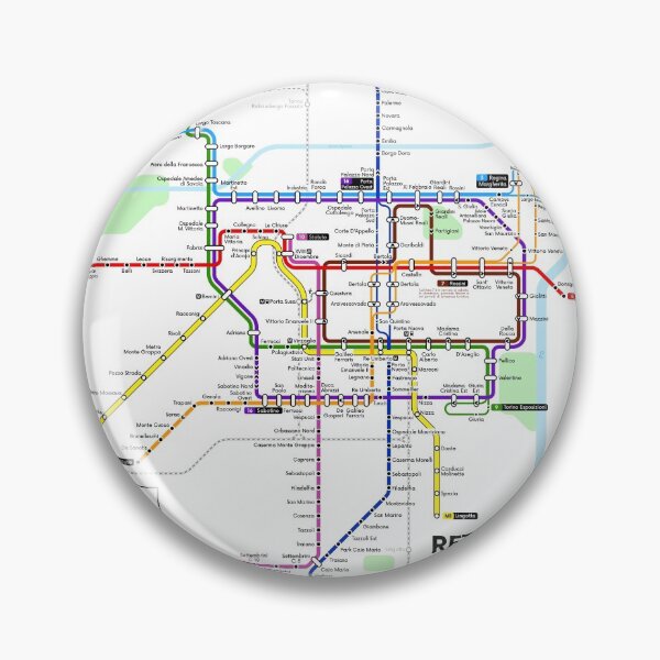 Item preview, Turin Transit Map designed and sold by Sergio's Maps and Graphics.