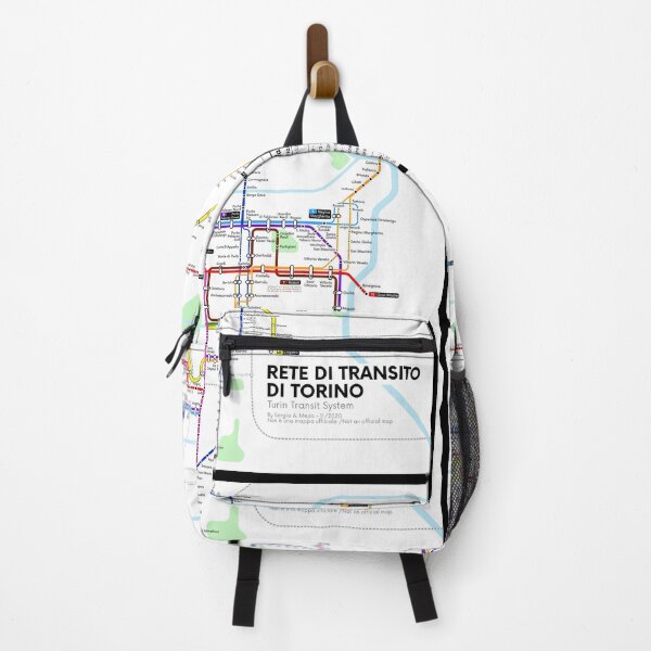 Item preview, Turin Transit Map designed and sold by Sergio's Maps and Graphics.