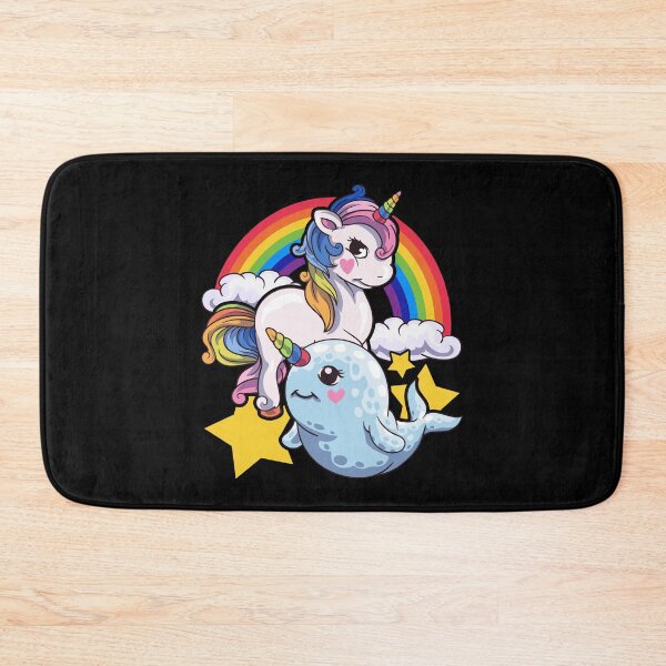 Item preview, Cute Horned Narwhal And Unicorn Animal Friends designed and sold by perfectpresents.