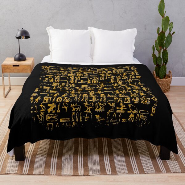 Item preview, Egyptian Hieroglyphs Pattern designed and sold by Paulina Vanlife.