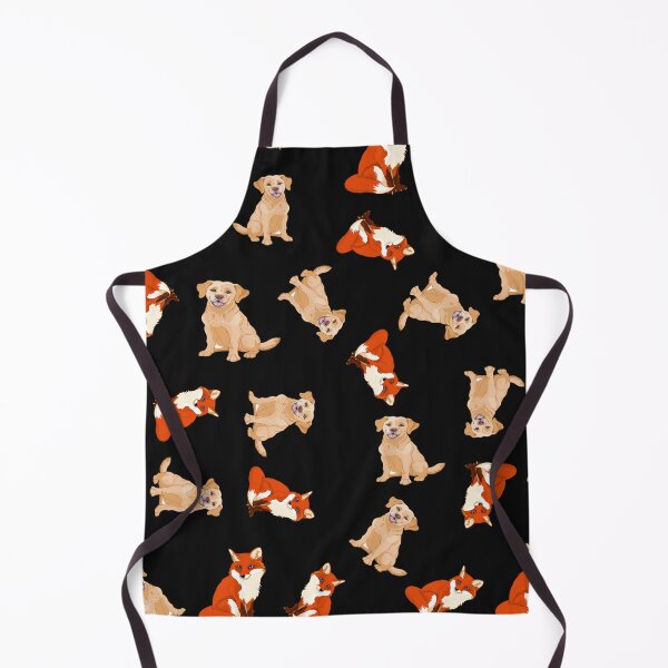 Item preview, Yellow Labrador Retriever And Red Fox Pattern designed and sold by virillanissa.