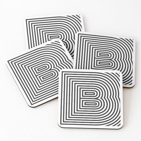 Item preview, Monogram letter "B" in Op Art style designed and sold by TrueType.