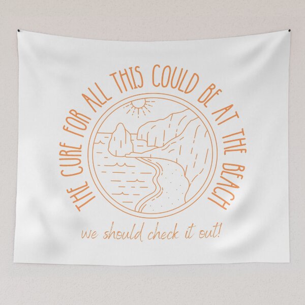 Item preview, The Cure for All This Could Be at the Beach designed and sold by Nathalie Aynié.