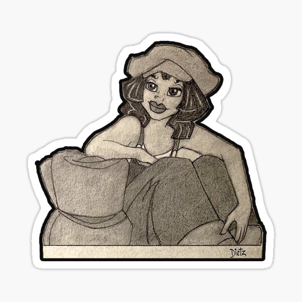 Audrey3 Atlantis Sticker for Sale by SketchyThingz