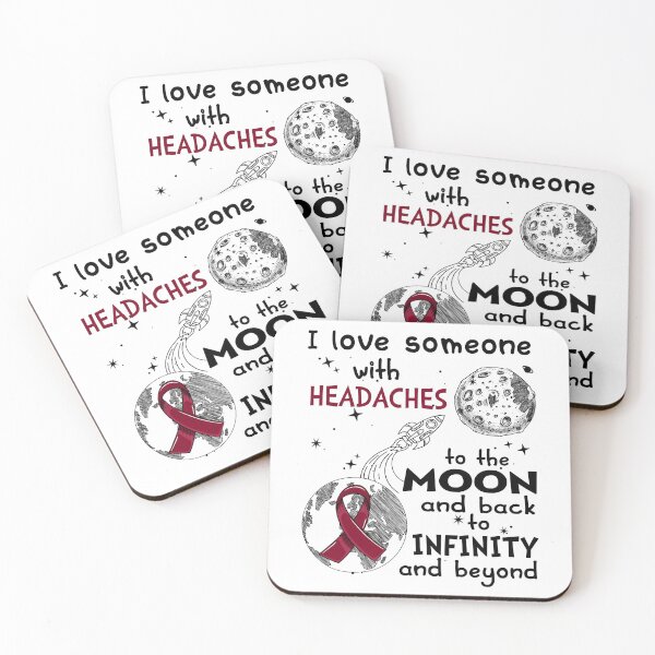 Item preview, I Love Someone With Headaches To The Moon And Back designed and sold by heppenp.
