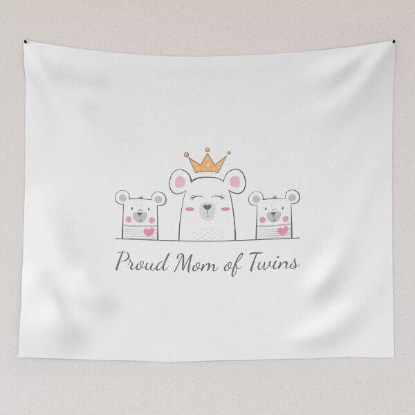 Item preview, Proud mom of twins (boy and boy) designed and sold by Blue-Fairy.