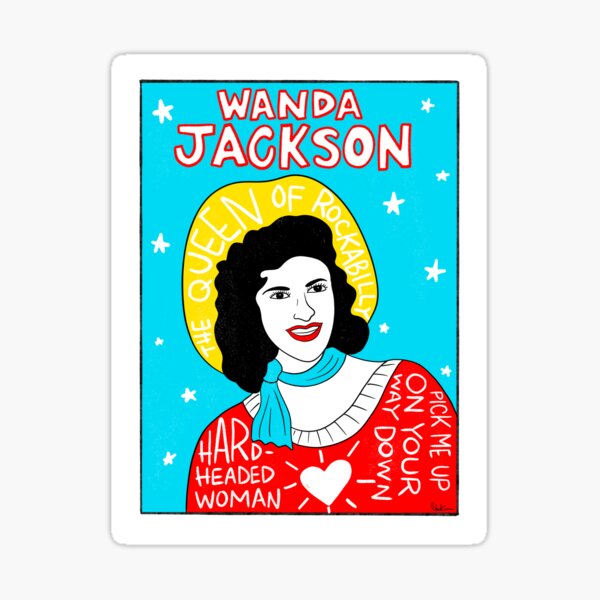 Wanda Jackson Stickers For Sale Redbubble