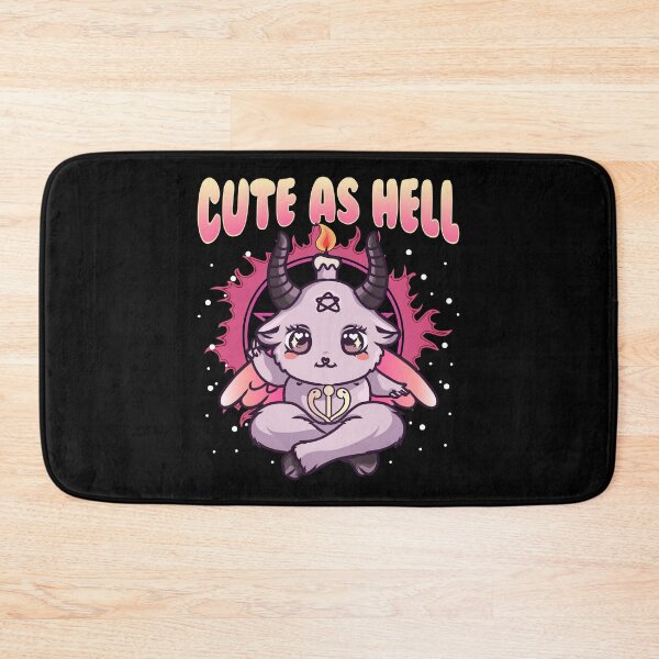 Item preview, Kawaii Baphomet Cute As Hell Satanic Goat Pun designed and sold by perfectpresents.