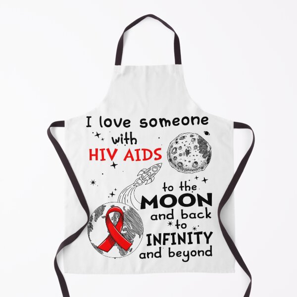Item preview, I Love Someone With Hiv Aids To The Moon And Back designed and sold by heppenp.