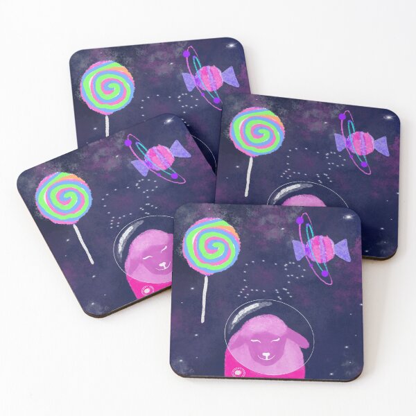 Item preview, Pink sheep in space designed and sold by DHDoodles.