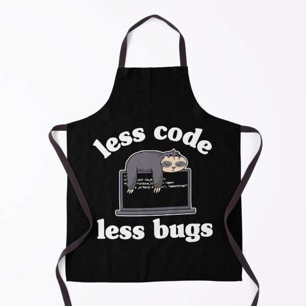 Item preview, Less Code Less Bugs Funny Sloth Programmer Gift designed and sold by Stronzi.