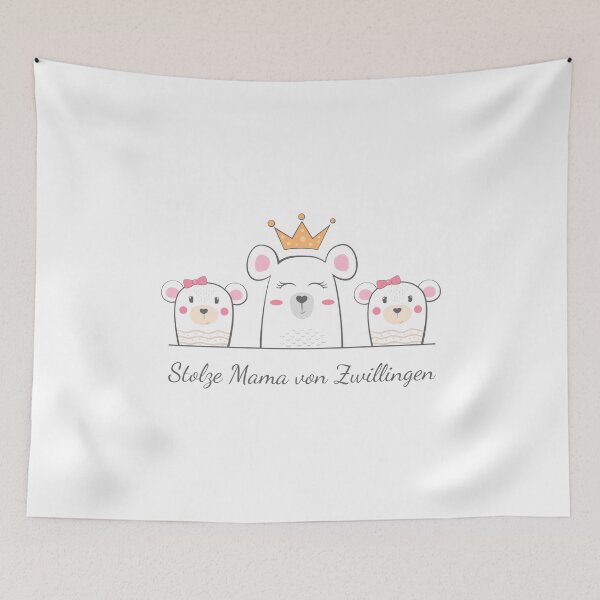Item preview, Proud mom of twins (girl and girl) designed and sold by Blue-Fairy.