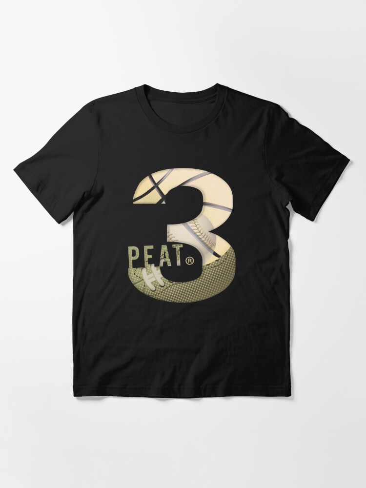 3-Peat Ball design Yellow-Green Essential T-Shirt for Sale by