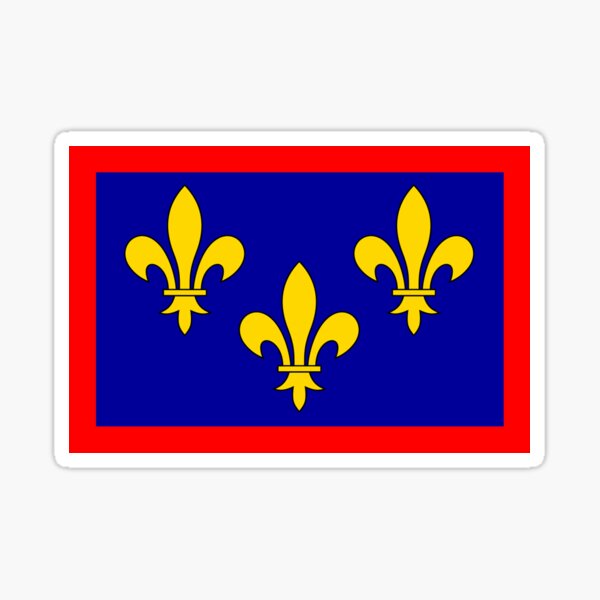 Anjou, France Sticker