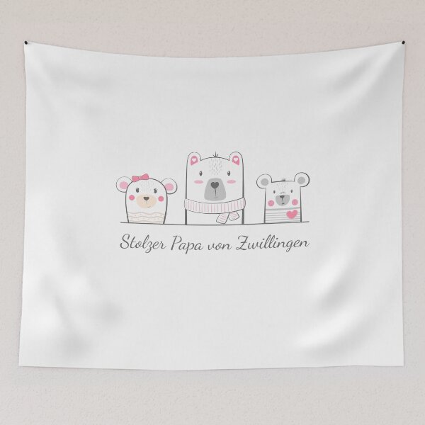 Item preview, Proud dad of twins (boy and girl) designed and sold by Blue-Fairy.