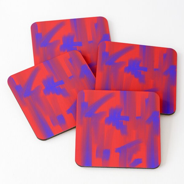 Item preview, Bold in Red & Blue - Abstract Oil Strokes designed and sold by NamibWildling.
