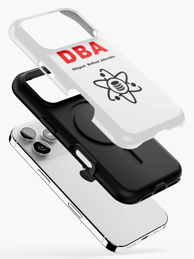 Thumbnail 2 of 4, iPhone Case, DBA Database Administrator, Dilligent Brilliant Adorable, Data Science, Database Developer, SQL Query, Software Engineer, Computer Science, Fullstack Developer, Programming Humor designed and sold by Max-Wear.