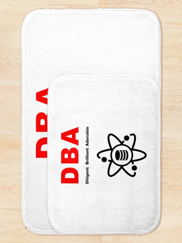 Thumbnail 5 of 6, Bath Mat, DBA Database Administrator, Dilligent Brilliant Adorable, Data Science, Database Developer, SQL Query, Software Engineer, Computer Science, Fullstack Developer, Programming Humor designed and sold by Max-Wear.