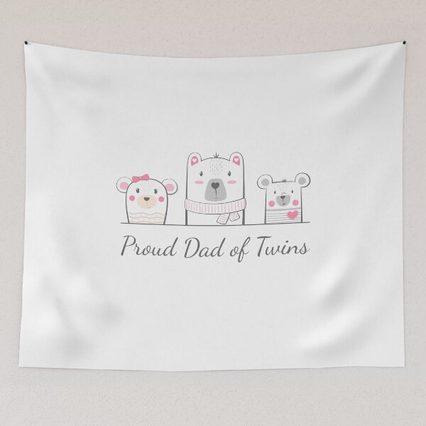 Item preview, Proud dad of twins (boy and girl) designed and sold by Blue-Fairy.