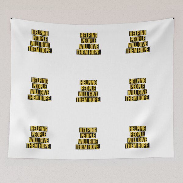 Item preview, Helping people will give them hope. Simple design designed and sold by Andrew Hopgood.
