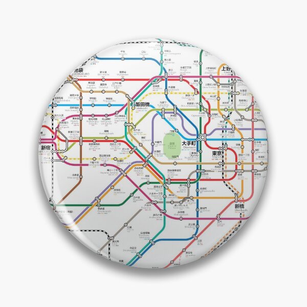 Item preview, Tokyo Metro Map, Japan designed and sold by Sergio's Maps and Graphics.