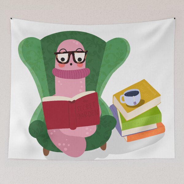 Item preview, Bookworm designed and sold by MiriamSage.
