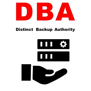 Artwork thumbnail, DBA Database Administrator, Distinct Backup Authority, Database Developer, SQL Query, Software Engineer, Computer Science, Fullstack Developer, Programming Humor by Max-Wear