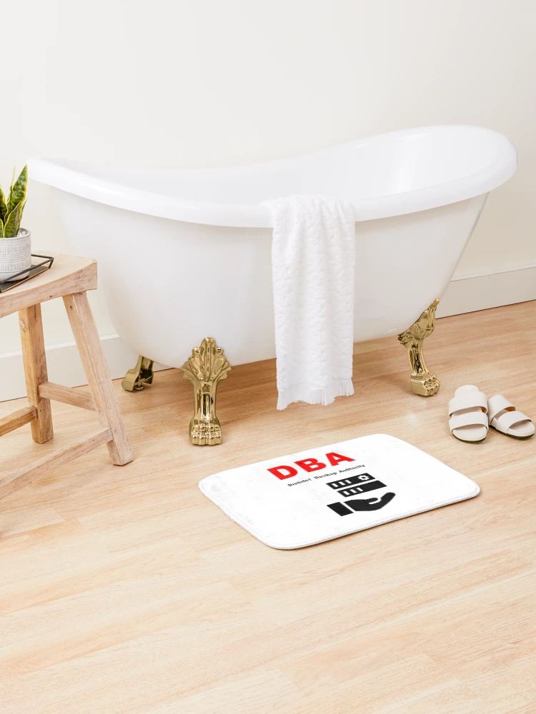 Thumbnail 2 of 6, Bath Mat, DBA Database Administrator, Distinct Backup Authority, Database Developer, SQL Query, Software Engineer, Computer Science, Fullstack Developer, Programming Humor designed and sold by Max-Wear.