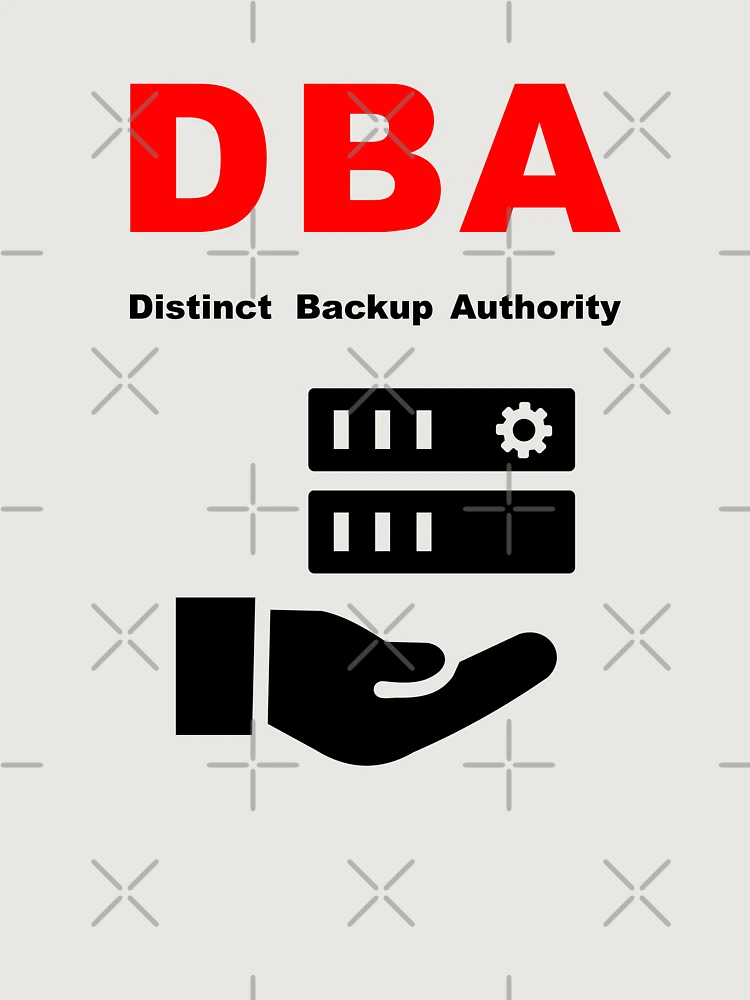 Thumbnail 6 of 6, Premium Oversized Sweatshirt, DBA Database Administrator, Distinct Backup Authority, Database Developer, SQL Query, Software Engineer, Computer Science, Fullstack Developer, Programming Humor designed and sold by Max-Wear.
