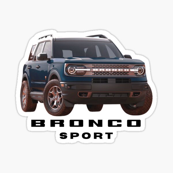 Ford Bronco Sport - Blue Sticker