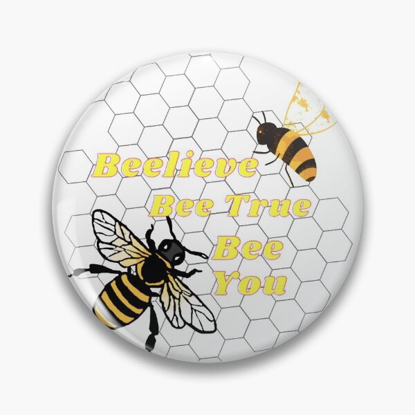 Item preview, Inspiring Inspirational Bee Quote Pun with bees and honeycomb designed and sold by ICRainbowMoons.
