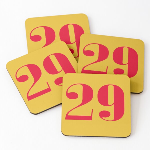 Item preview, NUMBER ---- 29 IN COLOR RED designed and sold by solgel47.