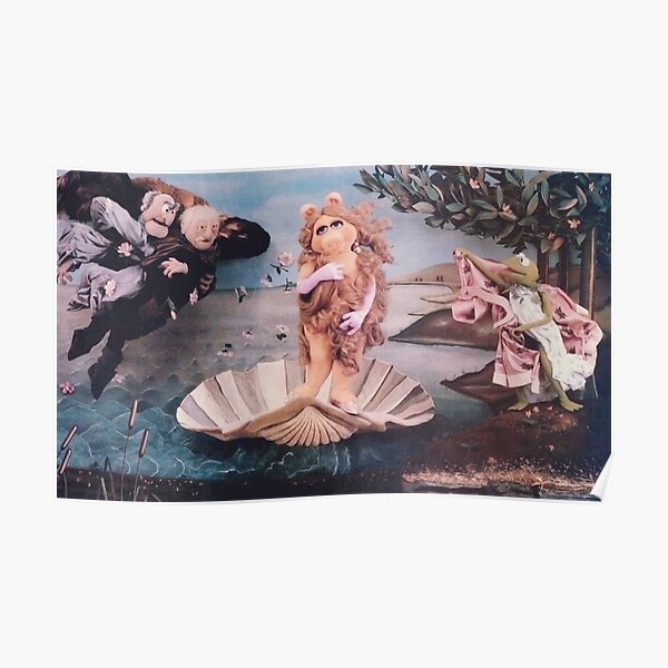 MISS PIGGY BIRTH OF VENUS Poster