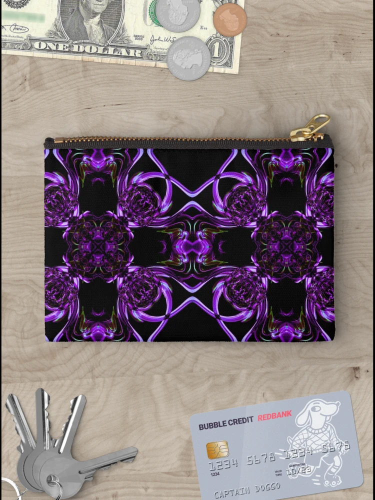Thumbnail 3 of 4, Zipper Pouch, Smoke Design designed and sold by Rachael Atkins.