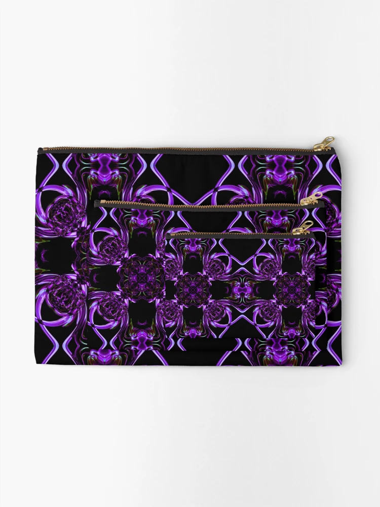 Thumbnail 2 of 4, Zipper Pouch, Smoke Design designed and sold by Rachael Atkins.