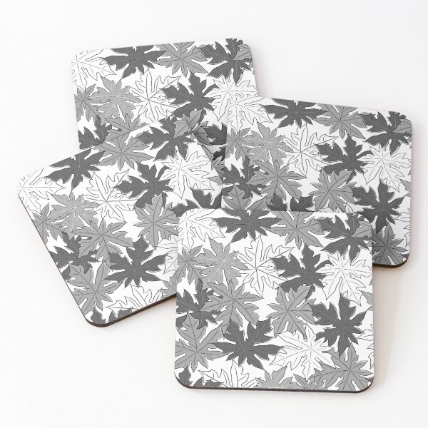 Item preview, Leaves black and white designed and sold by valdegilde.