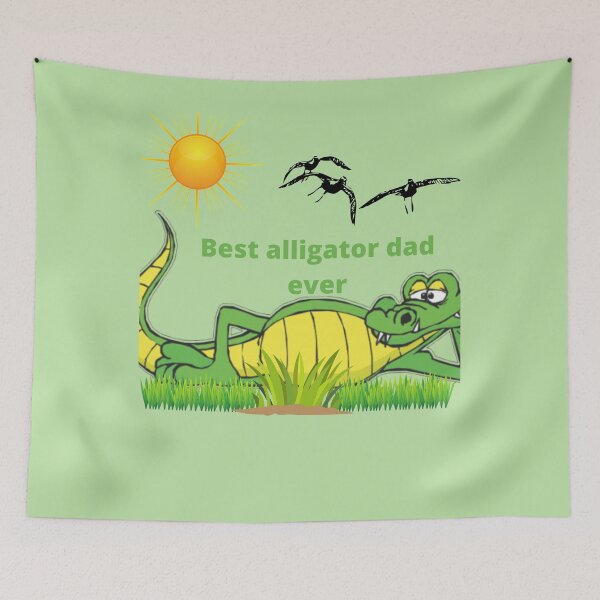 Item preview, Best Alligator Dad Ever designed and sold by Suzie-Mara.