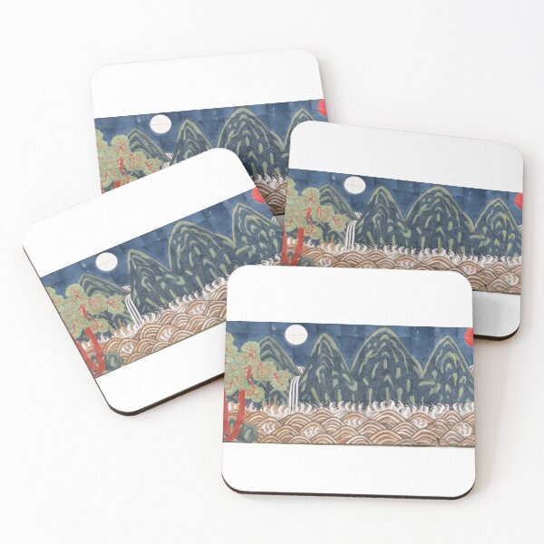 Item preview, Sun and moon and five peaks(일월오봉도) designed and sold by seoulyandyou.