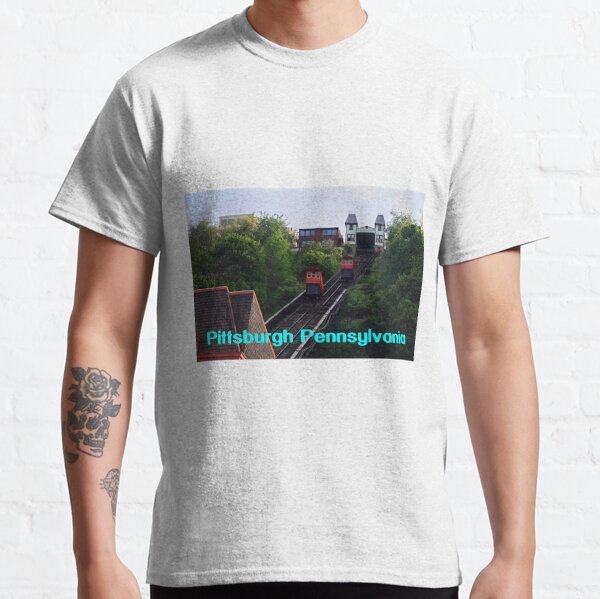 : Pennsylvania Rail Road Logo Tee Shirt Black Adult M