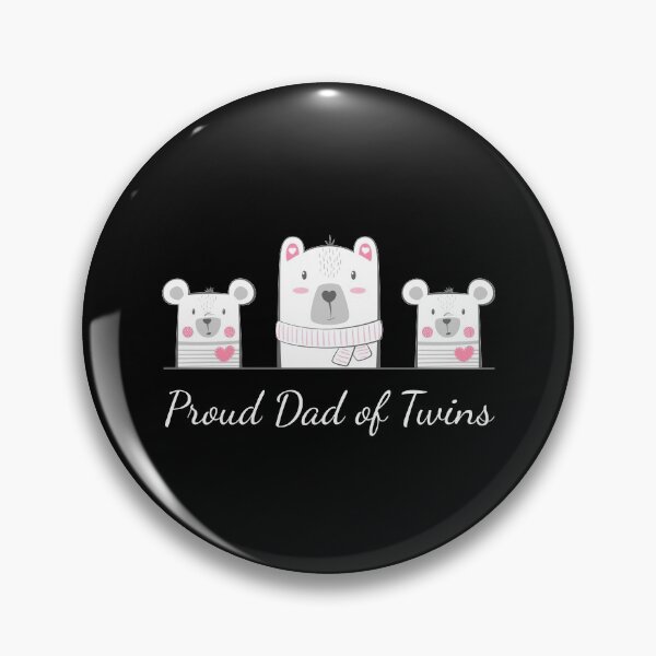 Item preview, Proud dad of twins (boy and boy) designed and sold by Blue-Fairy.