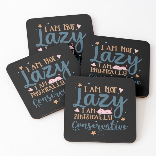 Item preview, I Am Not Lazy I am Physically Conservative  designed and sold by Phorase.